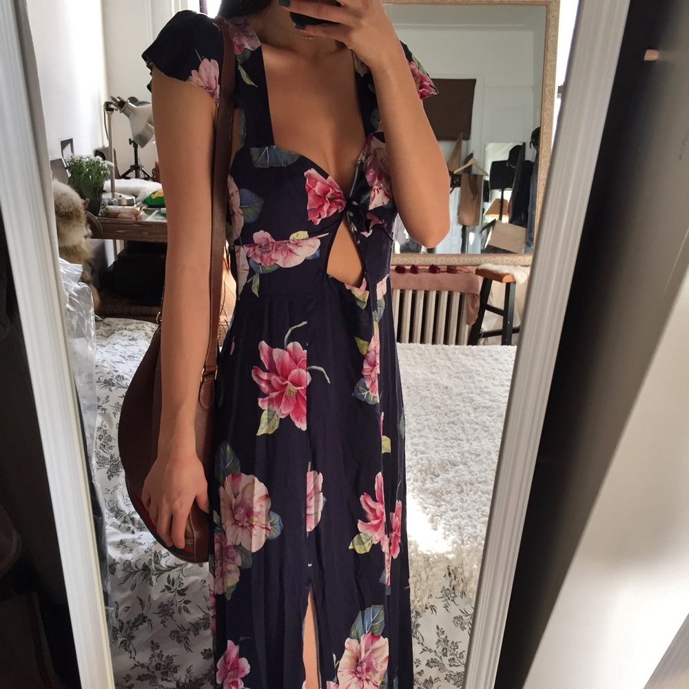 Reformation Reformed Fauna Flora Maxi Dress View 4
